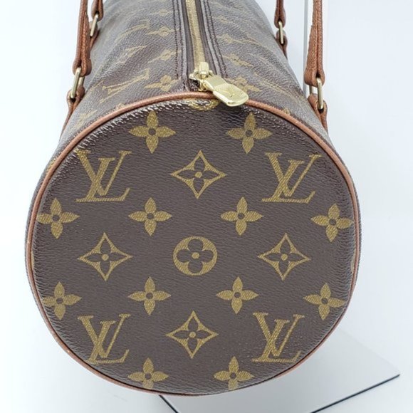 Auth Louis Vuitton Papillon 30 Monogram HandBag - Picture 6 of 14